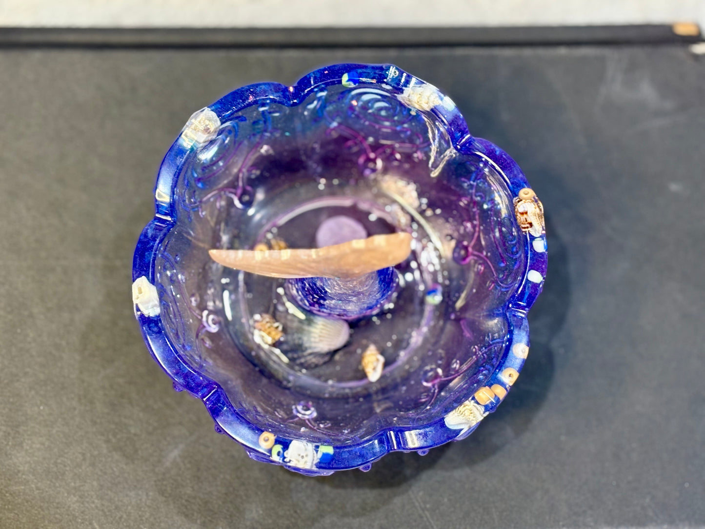 Purple Mermaid Trinket Dish