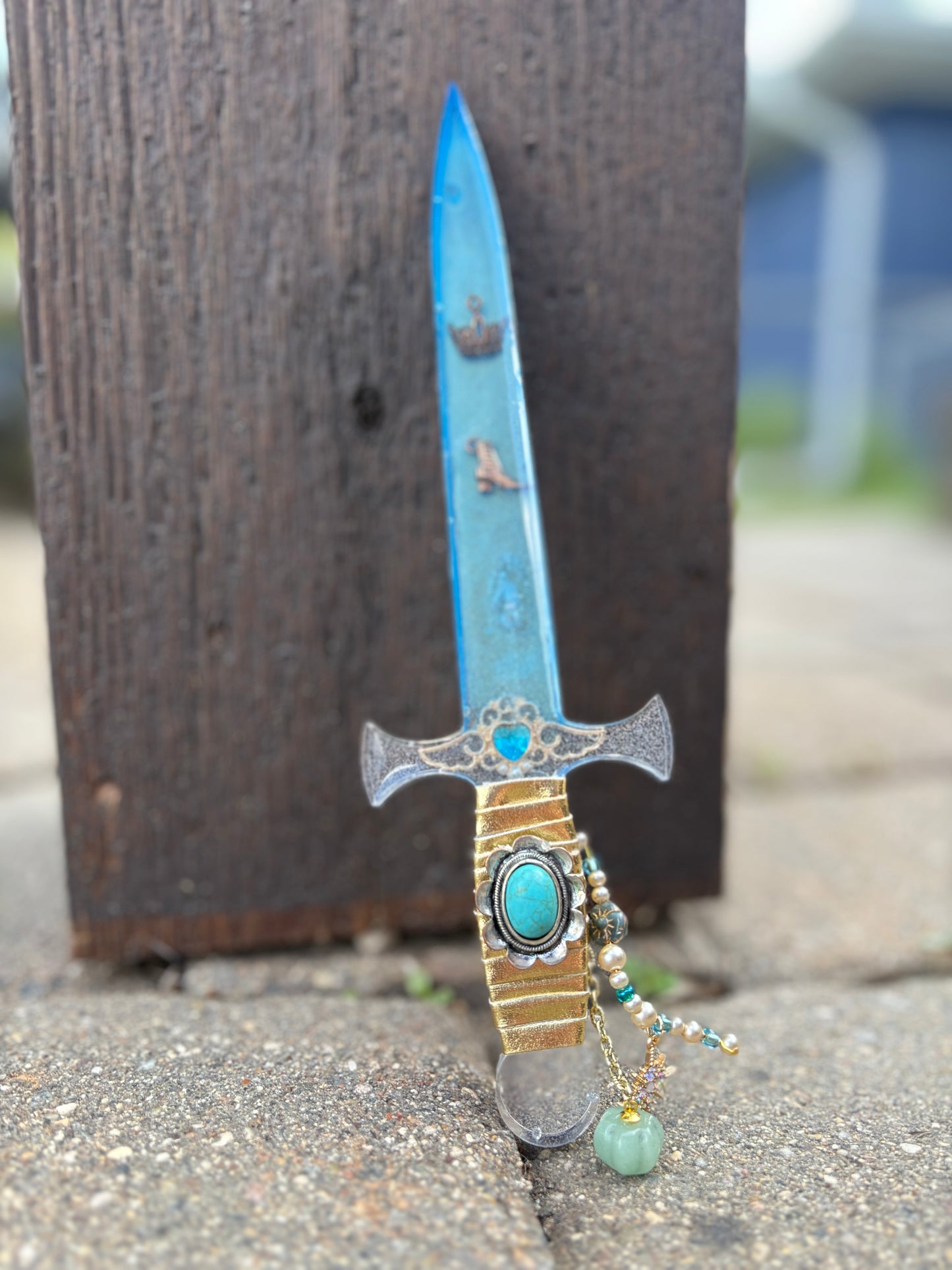 Cinderella Inspired Resin Dagger