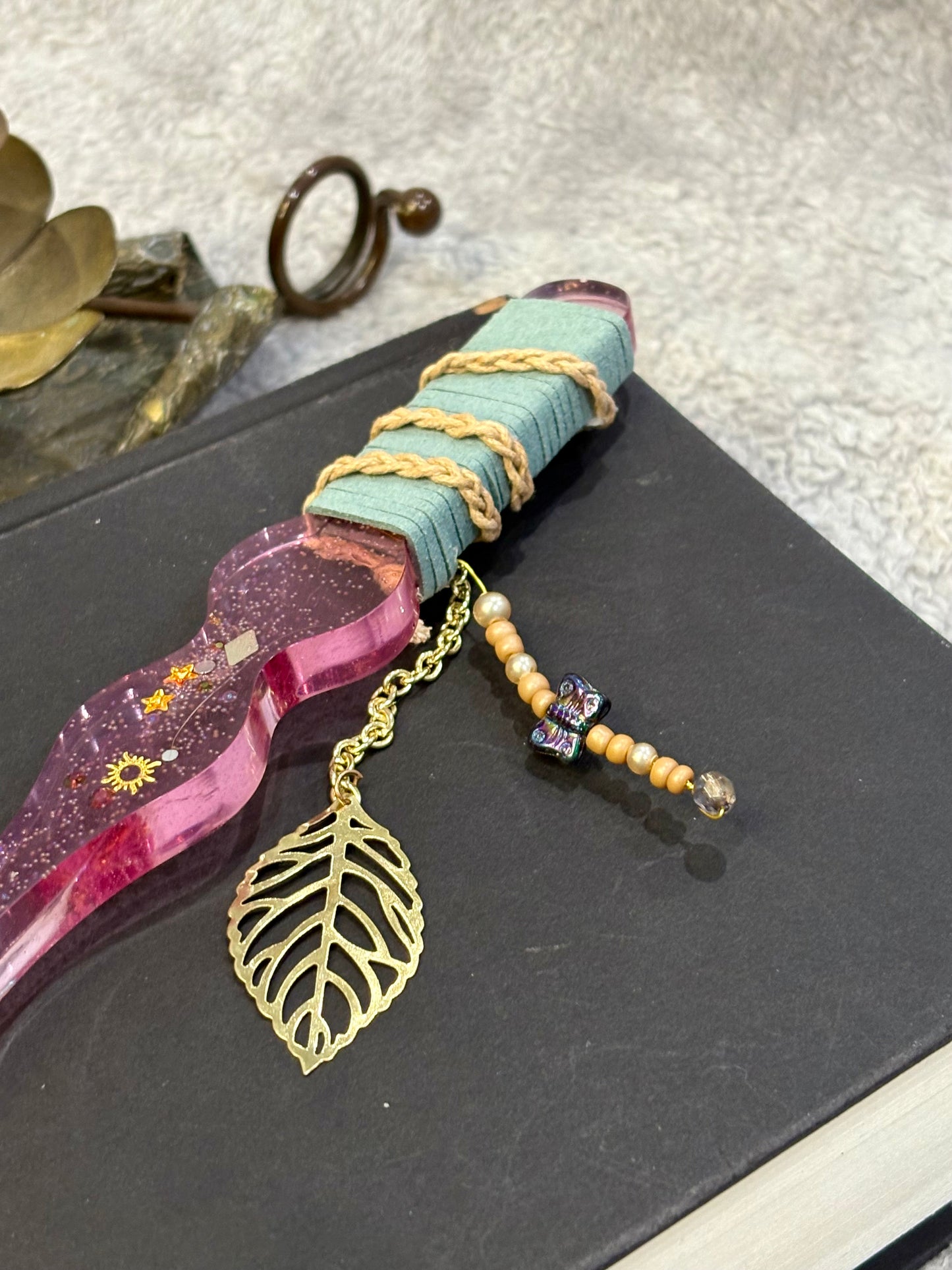 Pink Resin Dagger