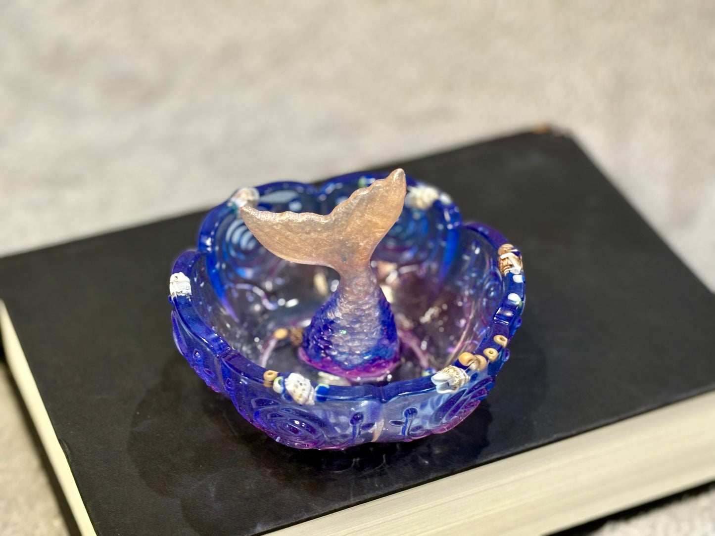 Purple Mermaid Trinket Dish