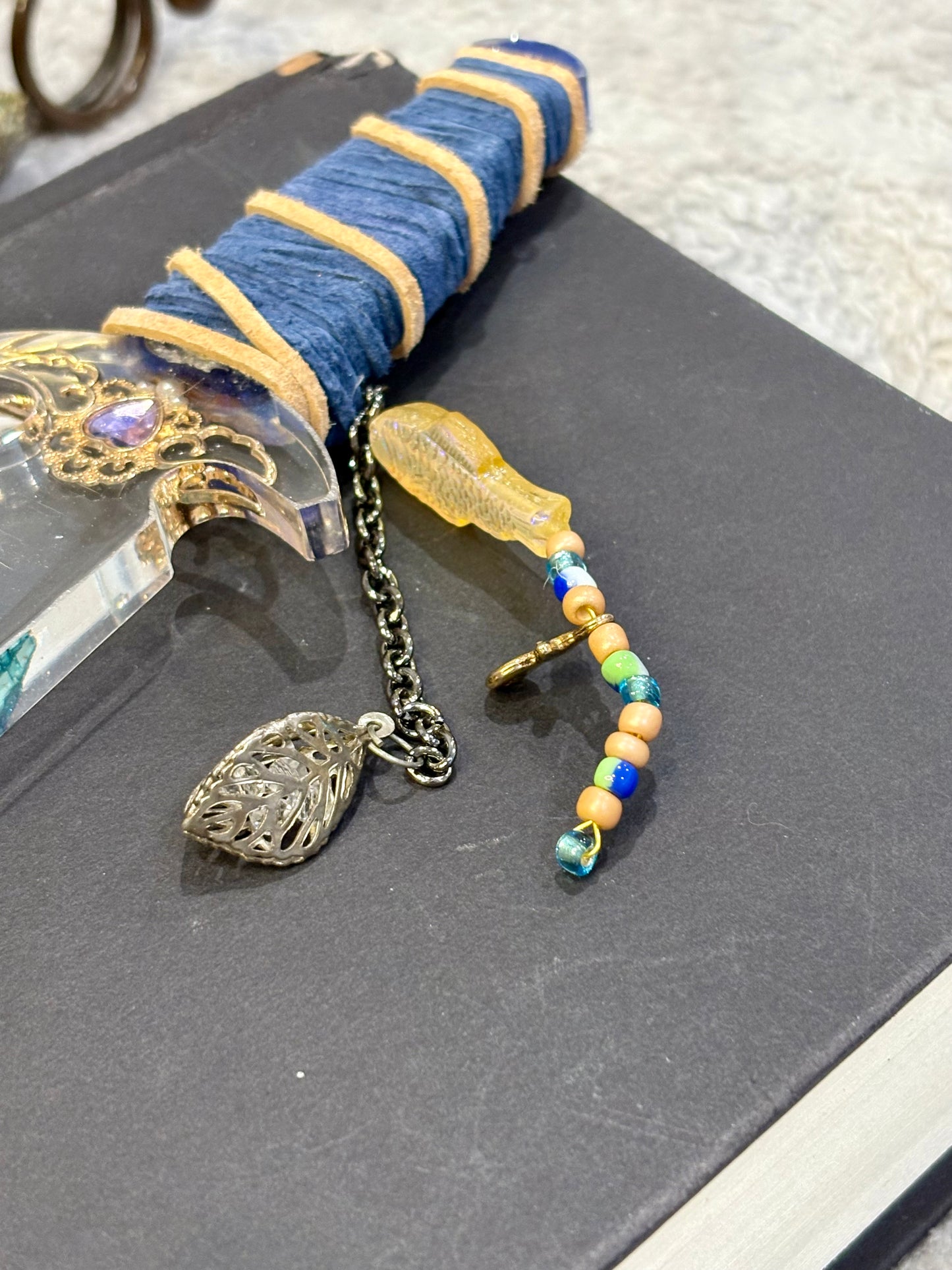 Shades of Blue Resin Dagger