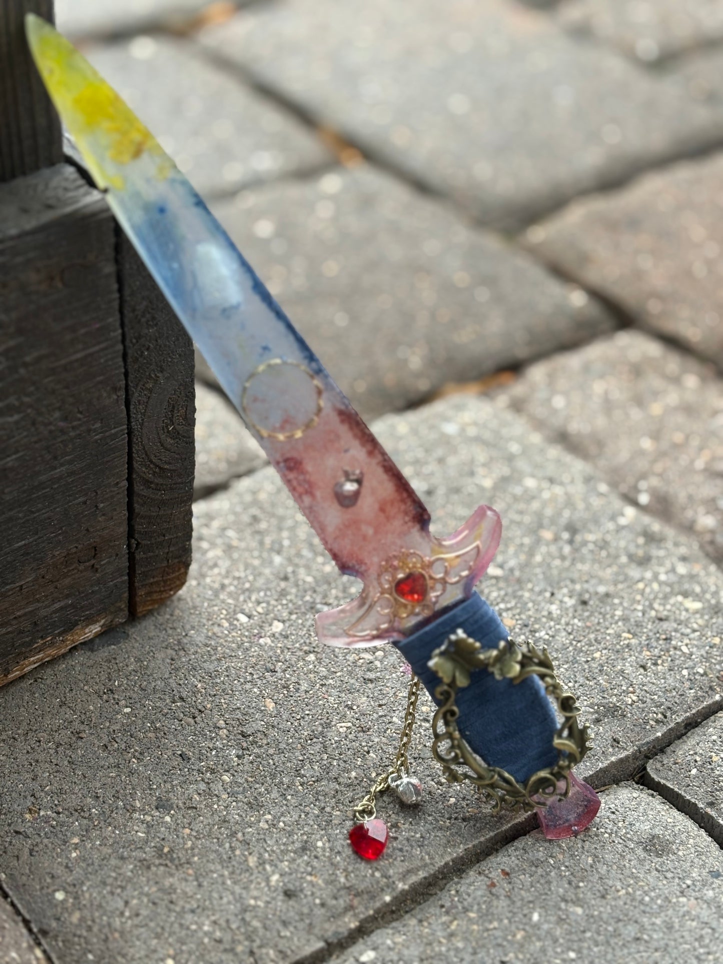 Snow inspired Resin Daggers