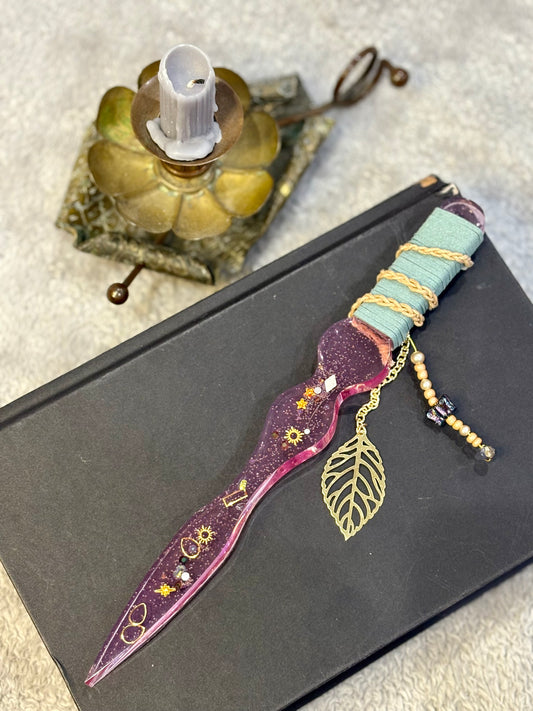 Pink Resin Dagger