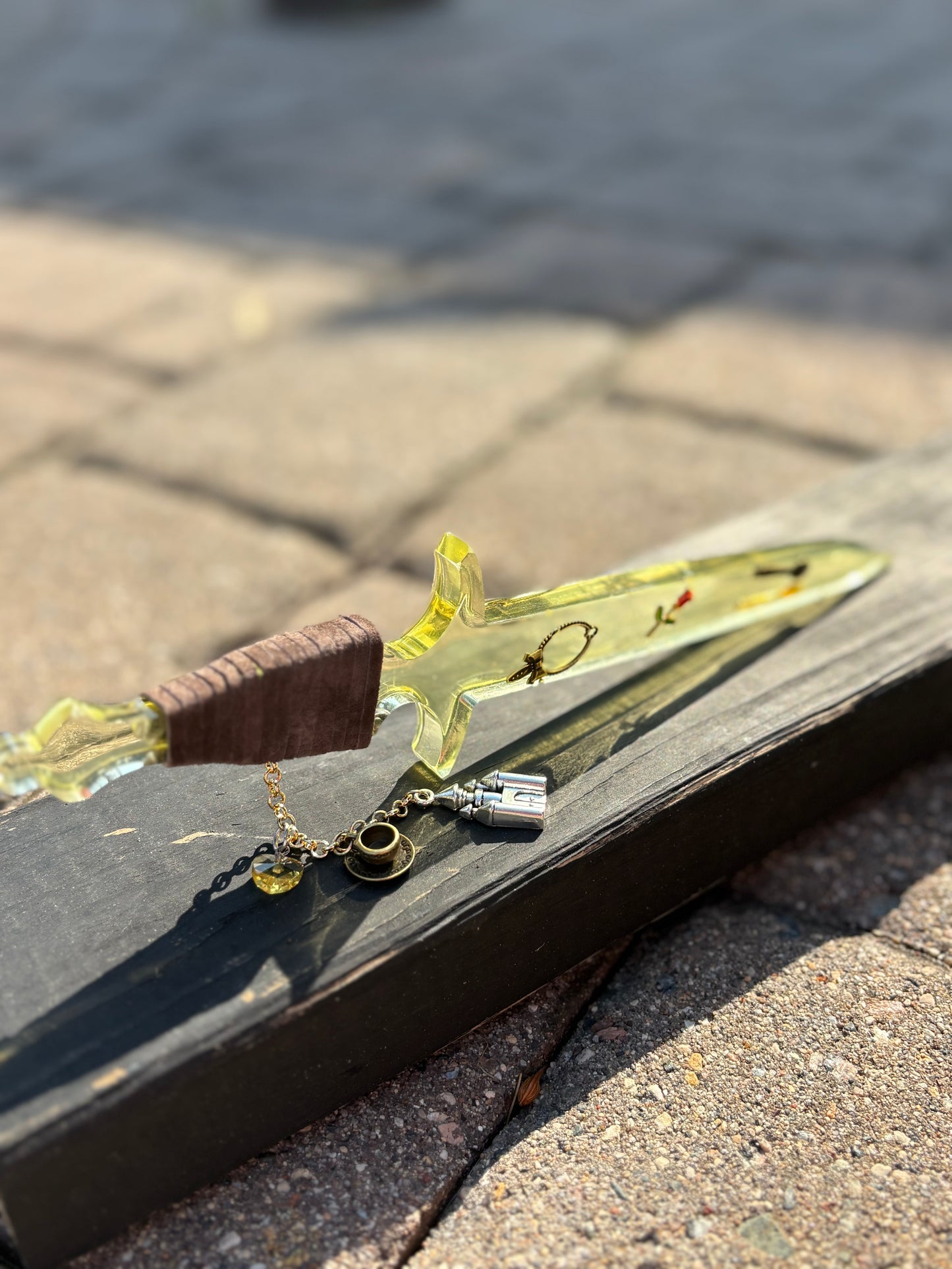 Belle inspired Resin Dagger