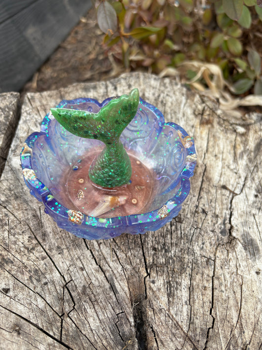 Shark Tooth Mermaid Trinket Bowl