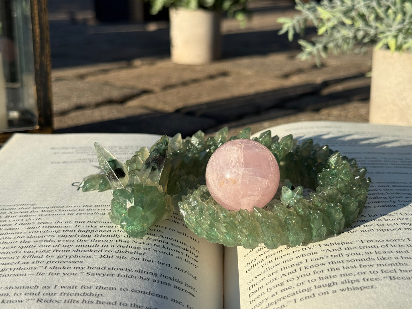 Emerald Resin Dragon